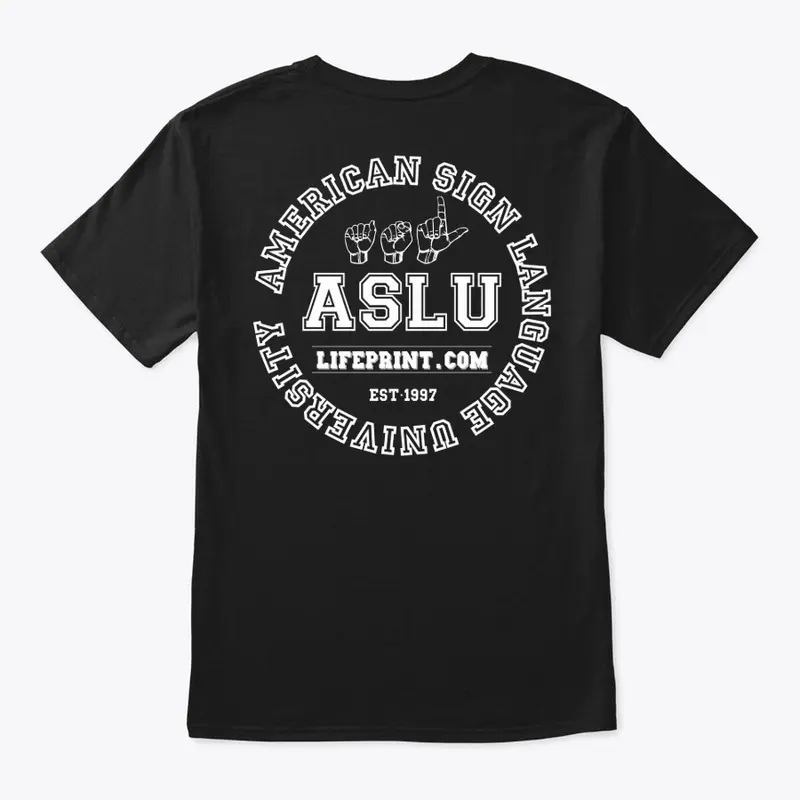 ASL University Gear (Lifeprint.com)  ILY